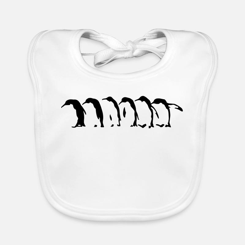 manchots Bavoir bio Bébé