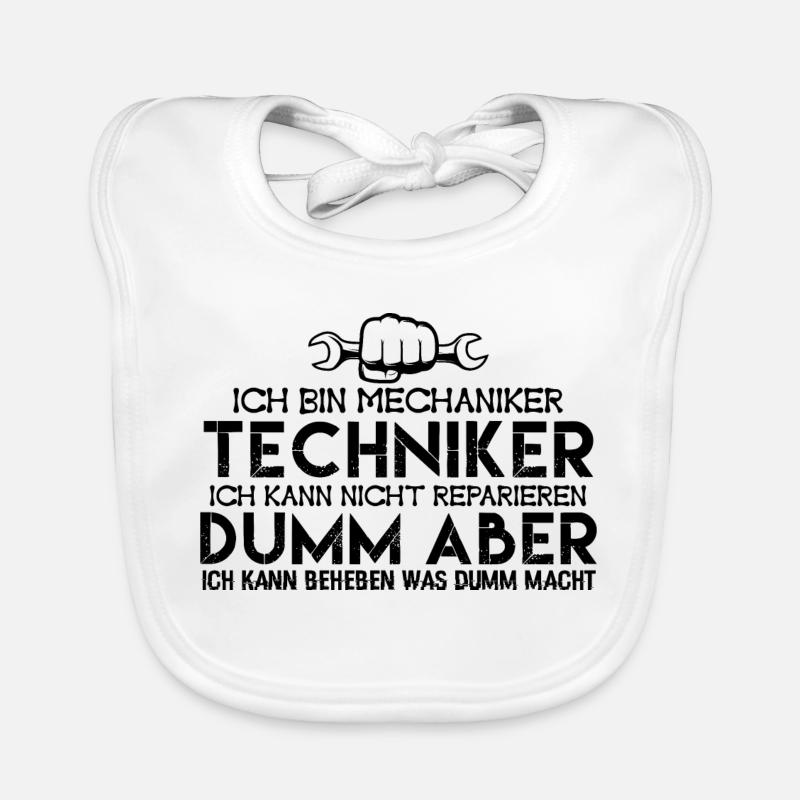 Mechaniker Techniker | Mechaniker Baby Bio-Lätzchen