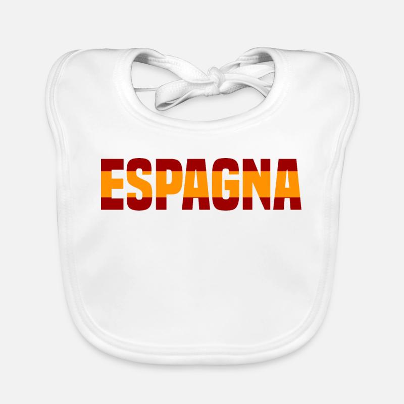 Espagna Contrasté Bavoir bio Bébé