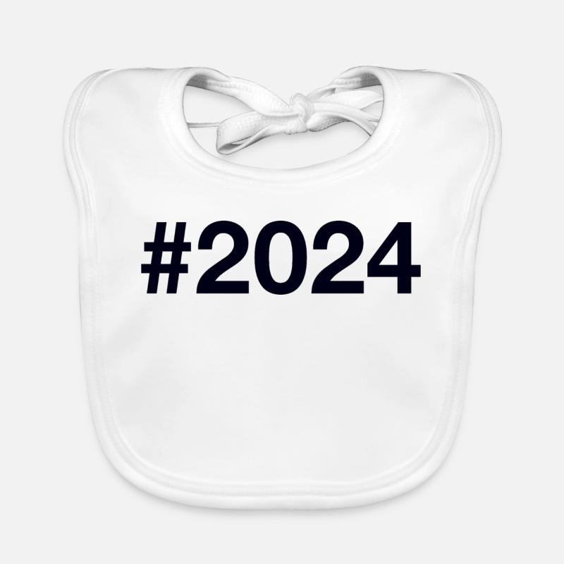 2e anniversaire du Hashtag 2 ans 2024 Bavoir bio Bébé