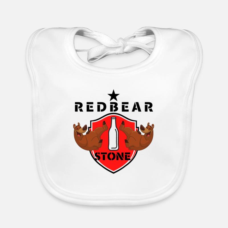 RBS Red Bear Stone Baby Bio-Lätzchen