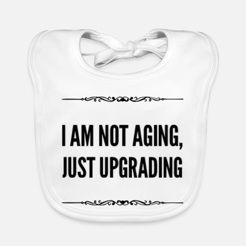 Birthday Quote Organic Baby Bibs