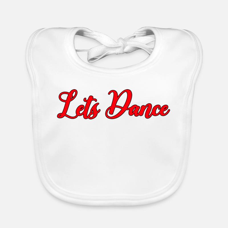 Lignes abstraites dansantes Bavoir bio Bébé