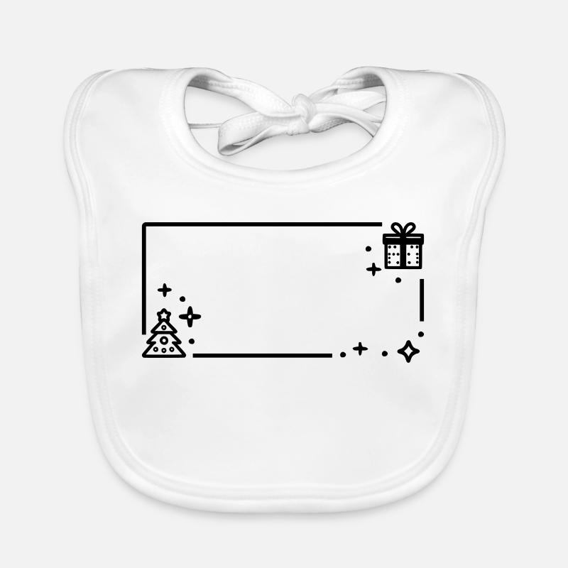 Décor de Noël Bavoir bio Bébé