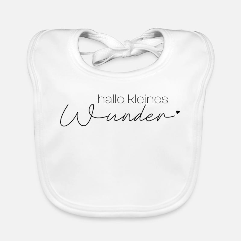 Bonjour petit miracle Bavoir bio Bébé