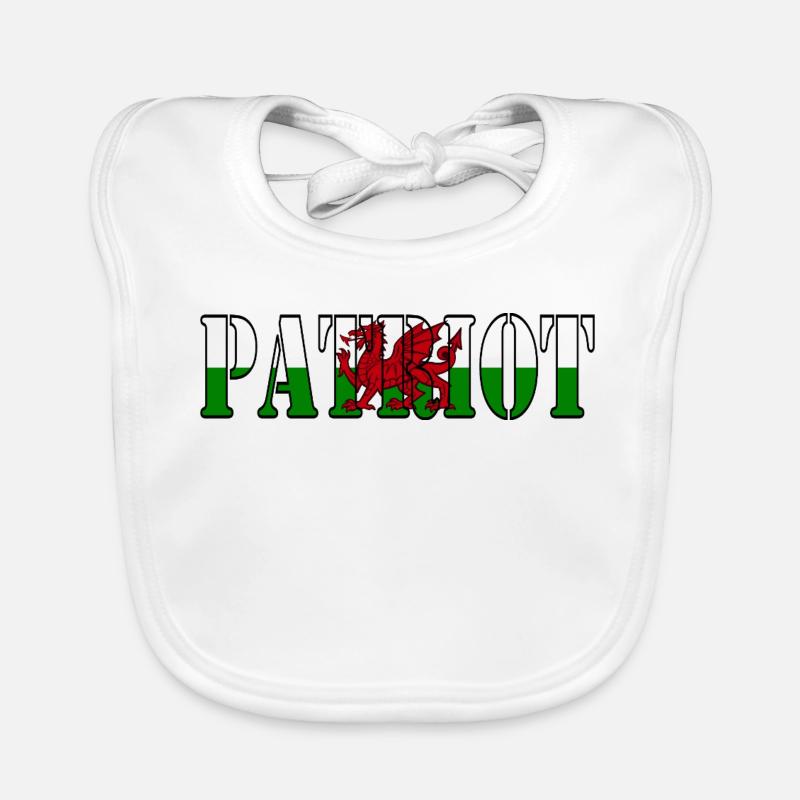 Walisischer Patriotenstolz Baby Bio-Lätzchen