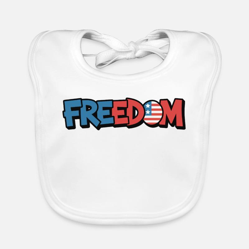 Conception de la Déclaration de Typographie de la Liberté Bavoir bio Bébé