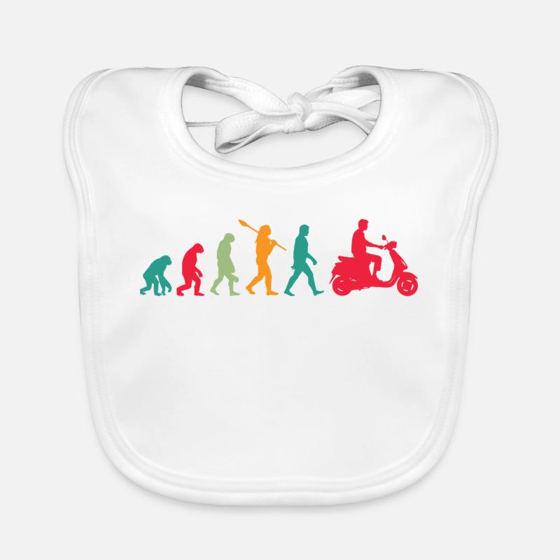 Évolution de la mobilité : de la marche au scooter Bavoir bio Bébé