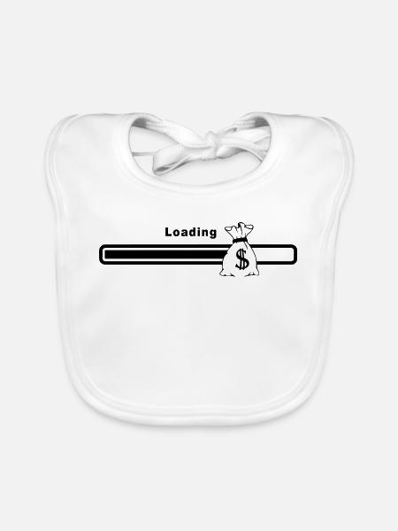 Laadgeld - Bio-slabbetje voor baby's - wit - Voor