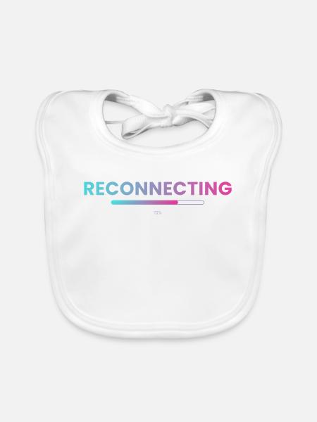 Dial Tone - Reconnecting 72% - Baby Bio-Lätzchen - Weiß