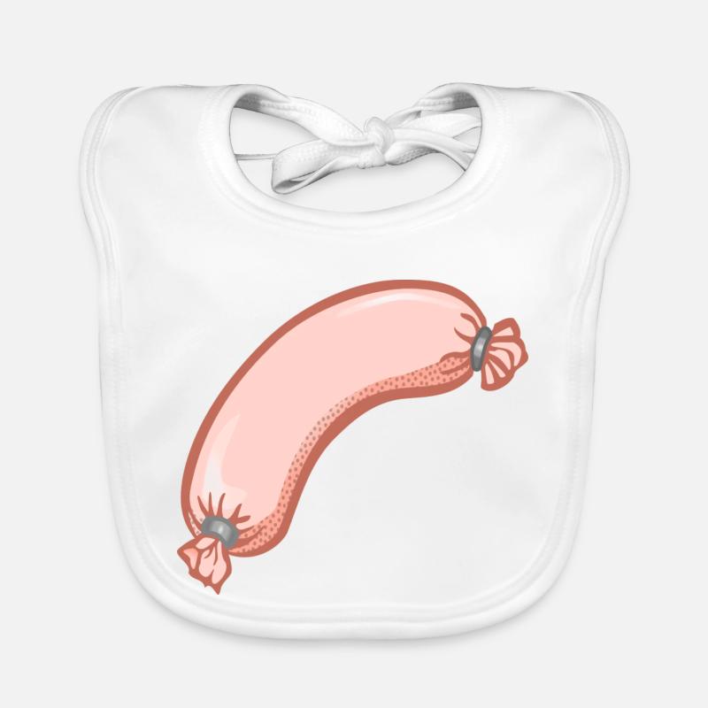 Wurst,esse,würstchen Baby Bio-Lätzchen
