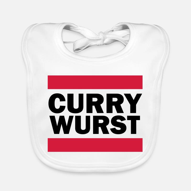 Currywurst Baby Bio-Lätzchen