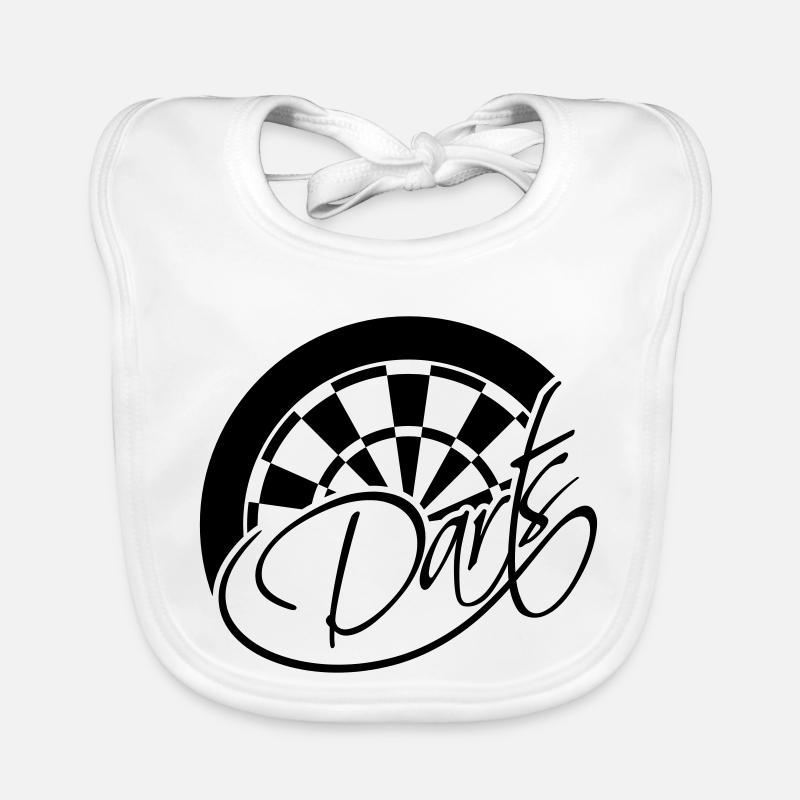 Darts Board Logo Design Bavoir bio Bébé