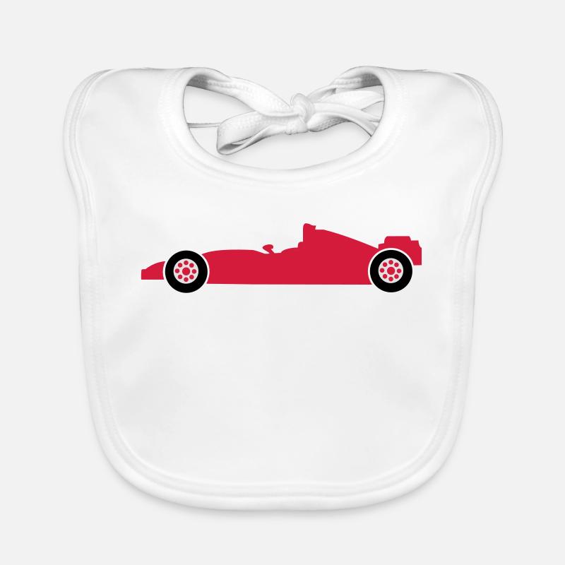 race car Organic Baby Bibs