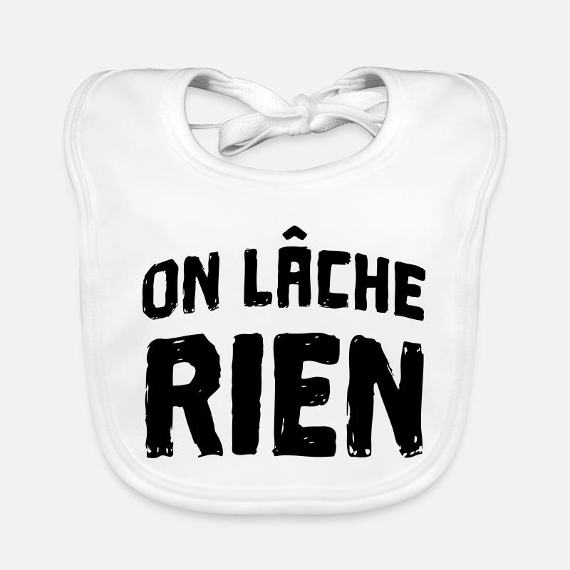 on lâche rien Bavoir bio Bébé