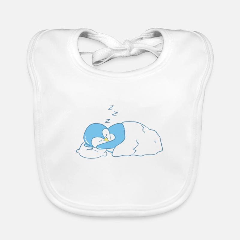 Sleeping penguin Organic Baby Bibs