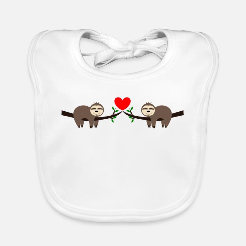 Saint-Valentin, Saint-Valentin, Saint-Valentin Bavoir bio Bébé