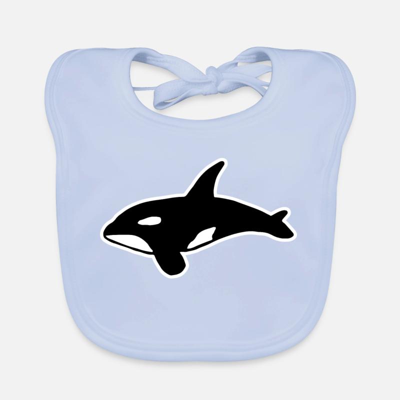 Whale Organic Baby Bibs