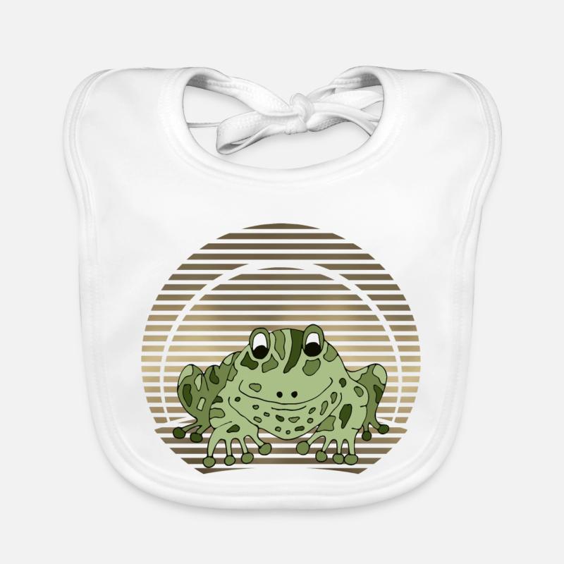 Grenouille Bavoir bio Bébé