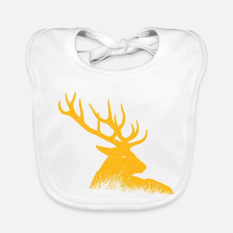 Cerf Bavoir bio Bébé