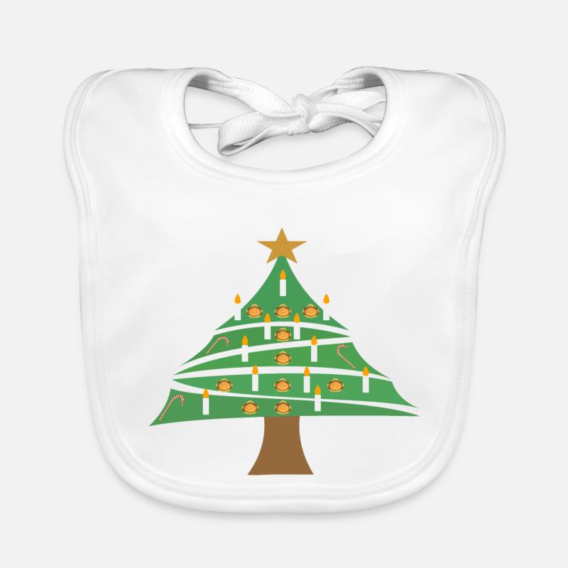 Arbre de Noël Bavoir bio Bébé