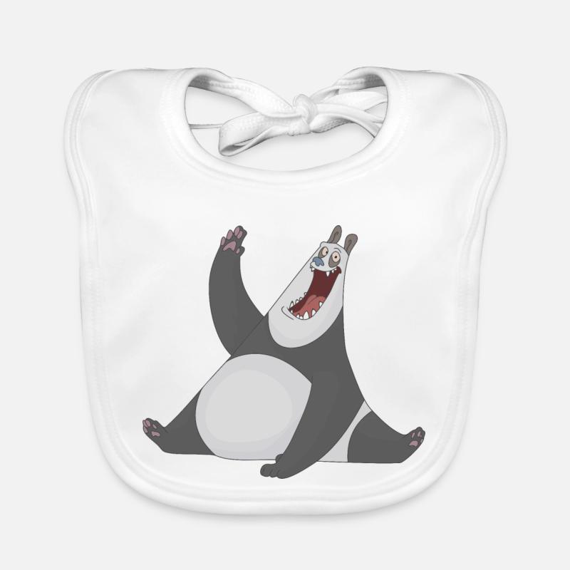 Dessin de panda mignon Bavoir bio Bébé