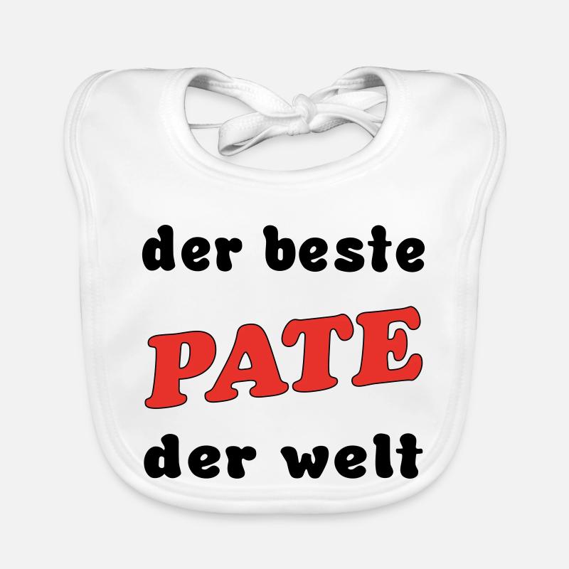 Der beste PATE PARRAIN der welt Bavoir bio Bébé