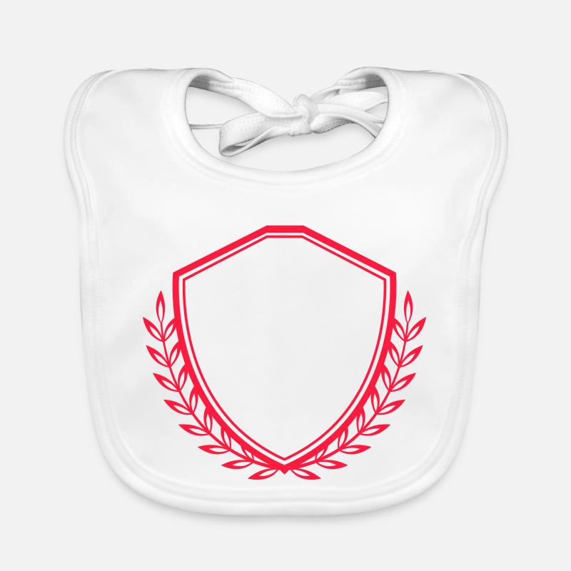 wappen crest Baby Bio-Lätzchen