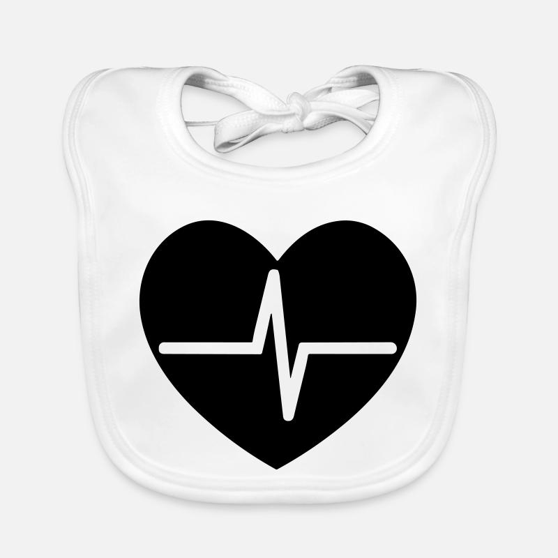 battement de coeur Bavoir bio Bébé