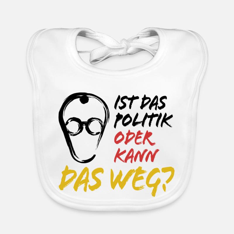 Merz - Ist das Politik oder kann das weg Baby Bio-Lätzchen