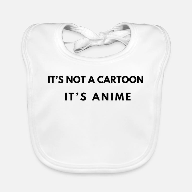 Ce n’est pas un dessin animé – Anime Saying Bavoir bio Bébé