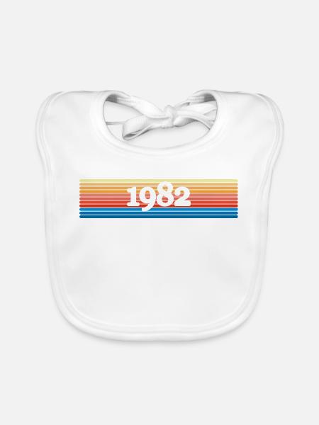 1982 - Baby Bio-Lätzchen - Weiß - Vorne