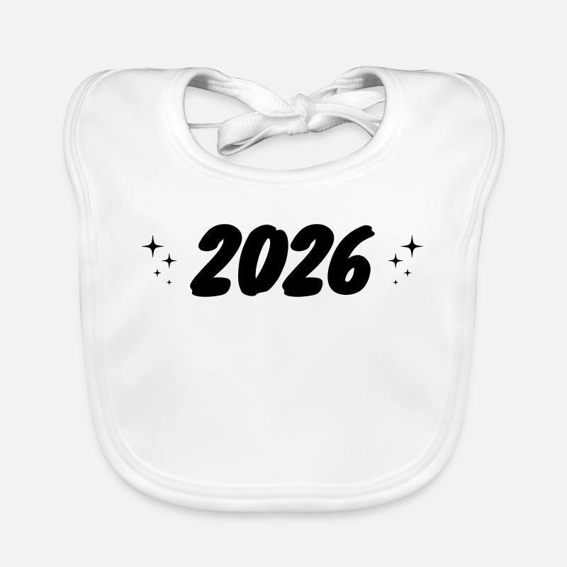 2026 Jahr Sterne Geschenkidee Baby Bio-Lätzchen