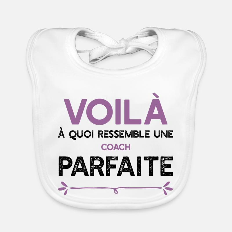 Une Coach parfaite cadeau Bavoir bio Bébé