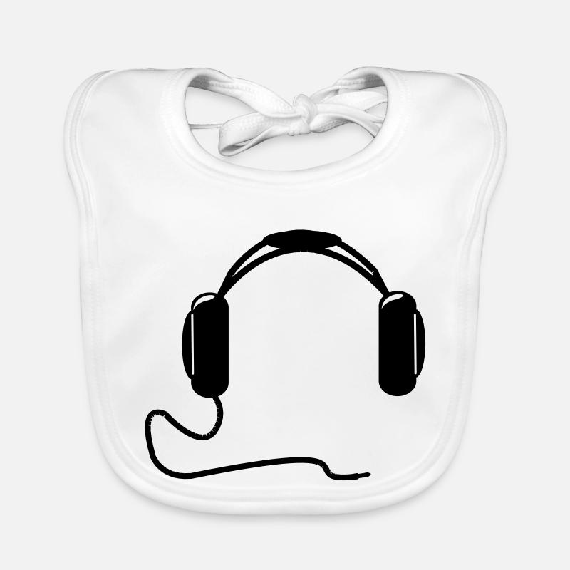 Casque DJ Bavoir bio Bébé