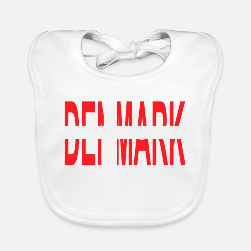 Denmark - Organic Baby Bibs - white