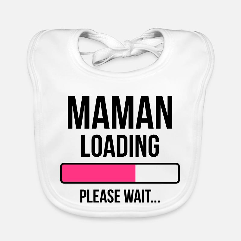 Maman loading Please Wait... Bavoir bio Bébé