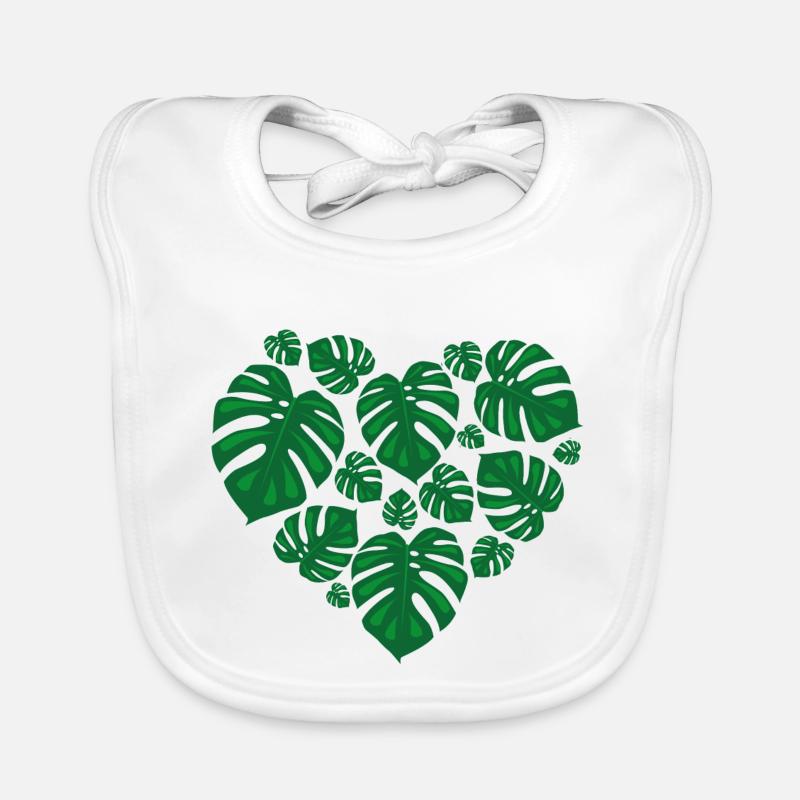 plantes Amour Bavoir bio Bébé