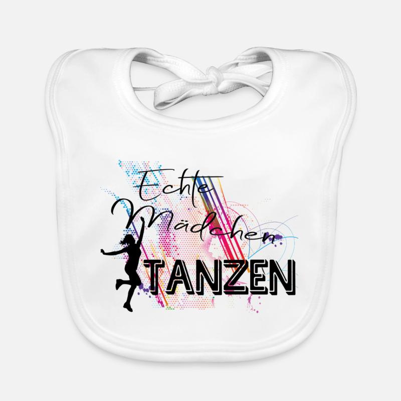 Echte Mädchen Tanzen Baby Bio-Lätzchen
