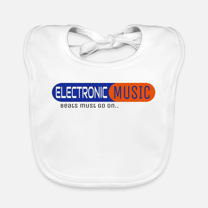 Electronic Music Baby Bio-Lätzchen