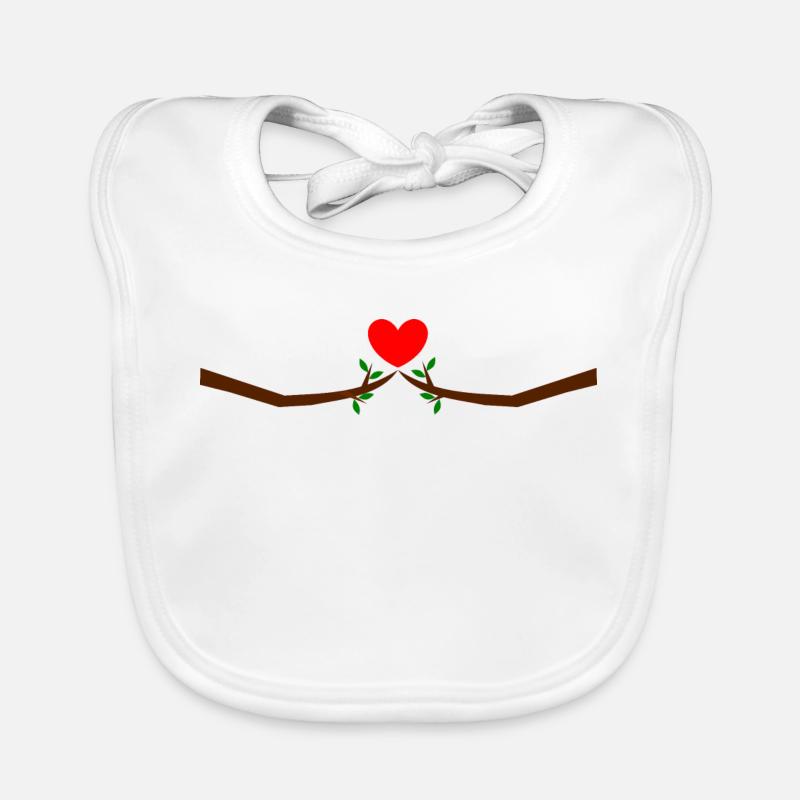 Valentinstag, Valentinstag, Valentinstag Baby Bio-Lätzchen