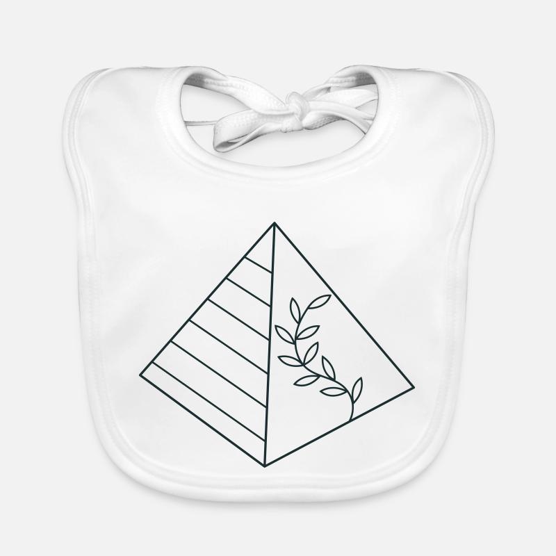 Pyramide à croissance florale Bavoir bio Bébé