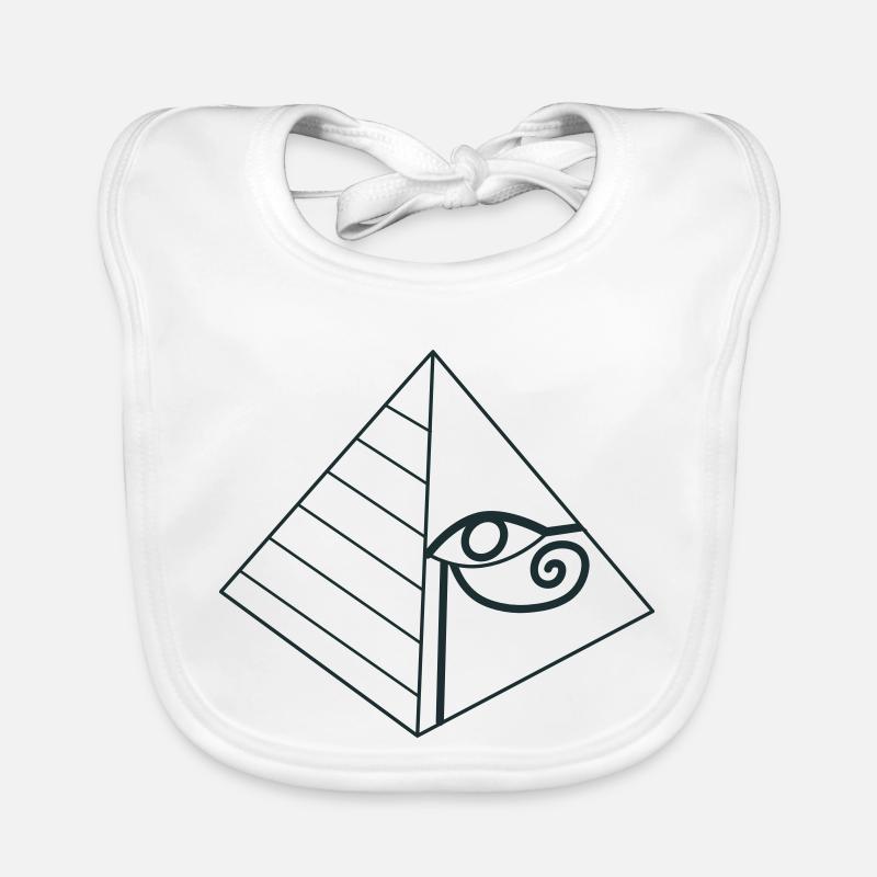 pyramid eye Organic Baby Bibs