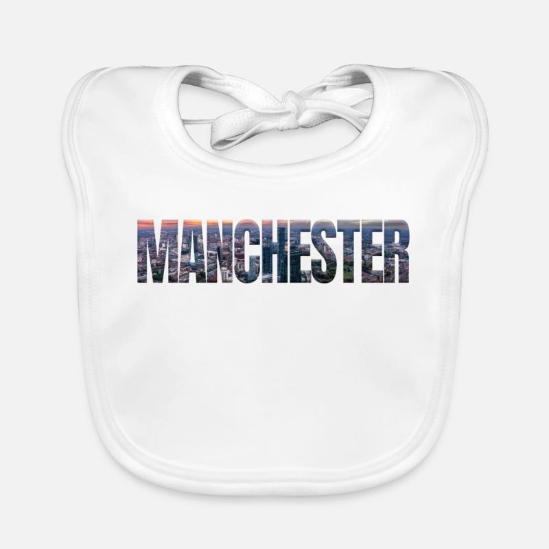 Ligne d’horizon de Manchester Bavoir bio Bébé