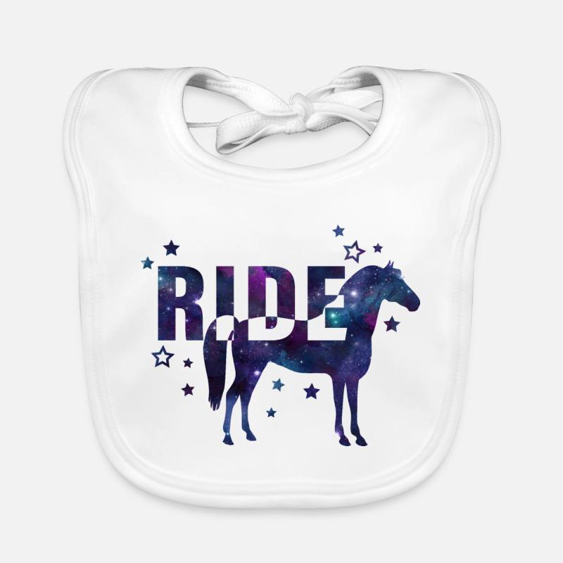 Équitation Bavoir bio Bébé