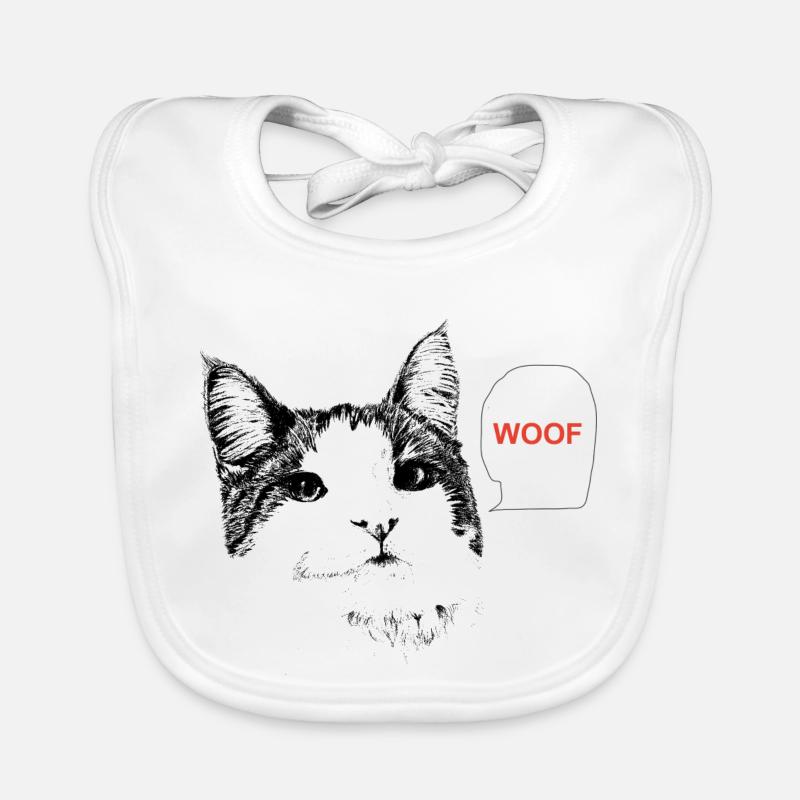 Cat Woof Organic Baby Bibs