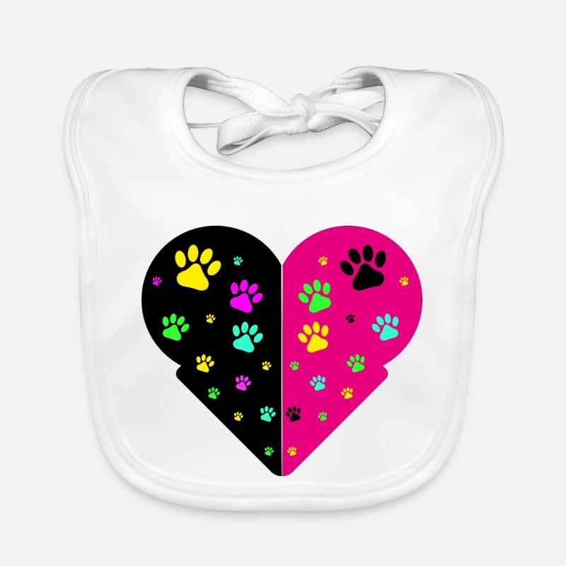 cat paws Organic Baby Bibs