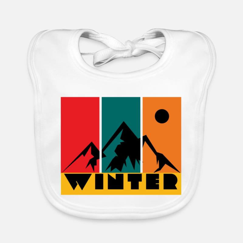 Winter Organic Baby Bibs