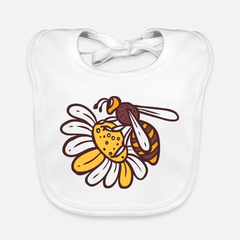 Abeille Bavoir bio Bébé