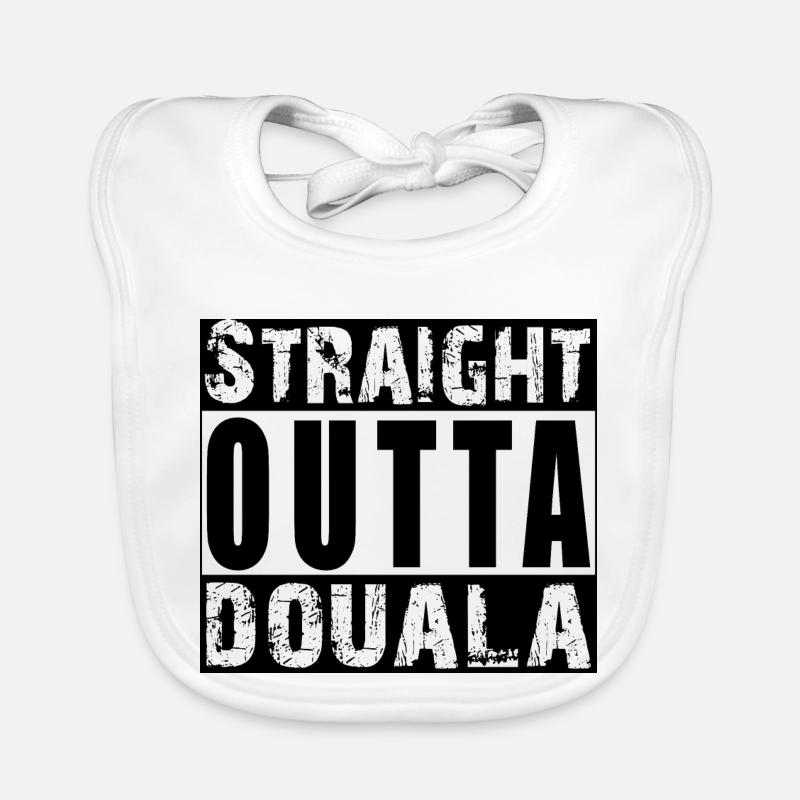 Straight Outta Douala Vintage Bavoir bio Bébé